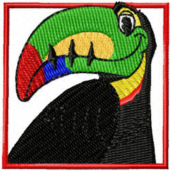 Parrots Embroidery Design 11